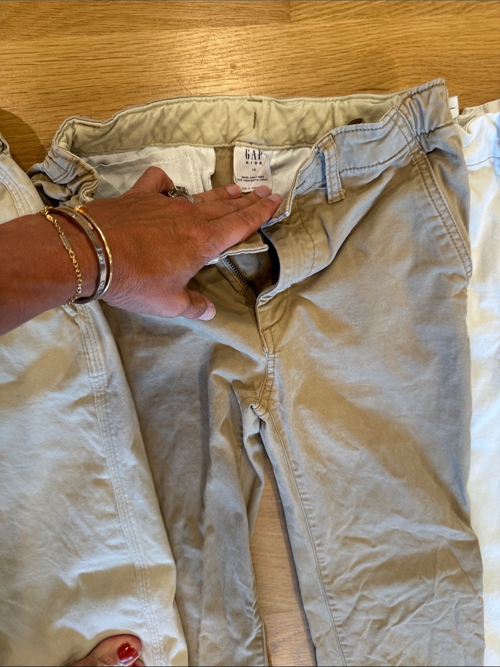Bundle of School Khakis size 12 - Vineyard Vines, Gap, J Crew, cat & jack - Picture 3 of 6